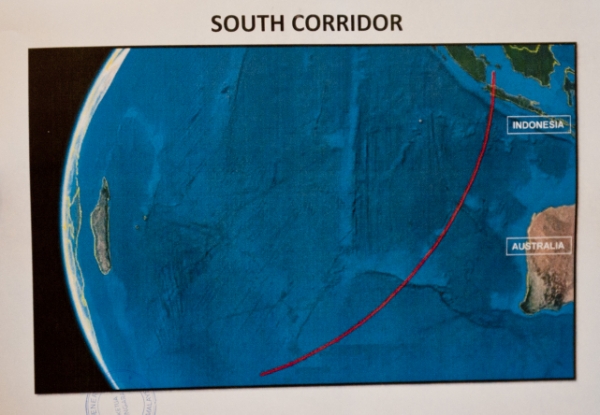 馬來官方公布失聯(lián)航班飛行范圍 26國參與搜尋3