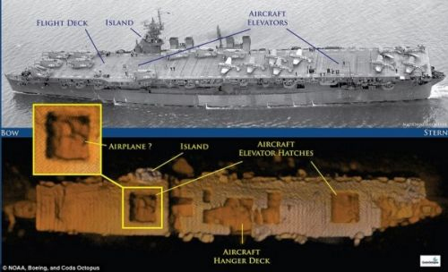 美國(guó)航母獨(dú)立號(hào)在太平洋底沉睡64年被發(fā)現(xiàn)7