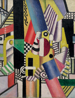 由法國最早立體主義運動領(lǐng)袖之一費爾南德?萊熱 （Fernand Leger） 于 1918 年 4 月繪制的布面油畫杰作《火爐》 （The Stove），尺寸為 61 x 50.1 厘米。