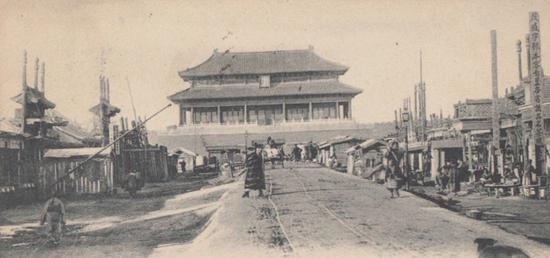 德勝門城樓，1900年老照片