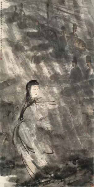 1946年《山鬼圖》，南京博物院館藏