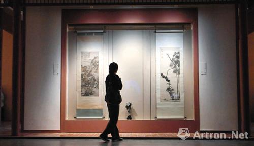 近日，“故宮博物院藏四僧書畫展”在京開展