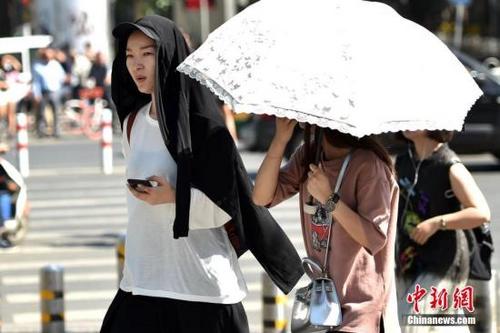 北京高溫黃色預(yù)警信號(hào)持續(xù)今日最高38℃