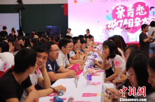 資料圖：共青團(tuán)浙江省委成立婚戀交友事業(yè)部，5000余人來相親。譚俠 攝