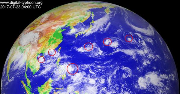 臺(tái)風(fēng)組團(tuán)攜暴雨接連來襲 江浙滬降溫仍然沒戲