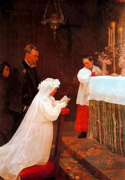 First Communion，1896