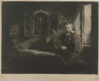 Rembrandt,《Abraham Francen醫(yī)生肖像》，1655 –1659年中，阿姆斯特安國(guó)家博物院