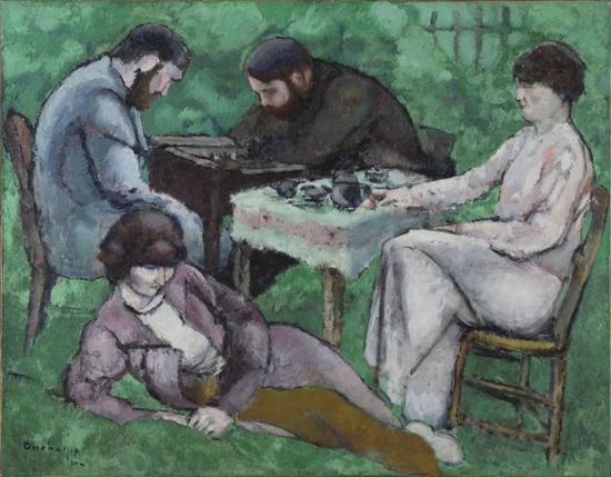 The Chess Game， 1910