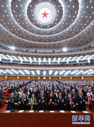 　　3月13日，中國人民政治協(xié)商會議第十三屆全國委員會第二次會議在北京人民大會堂舉行閉幕會。新華社記者 姚大偉 攝