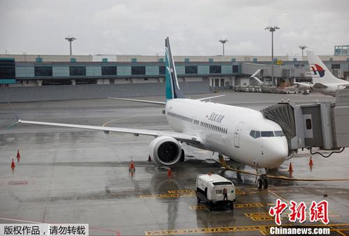 資料圖片：波音737 MAX 8。