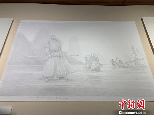 “中洲旅人——約翰·豪藝術(shù)展”?！】涤裾?攝