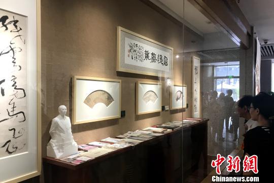 高劍父作品展區(qū)。　索有為 攝