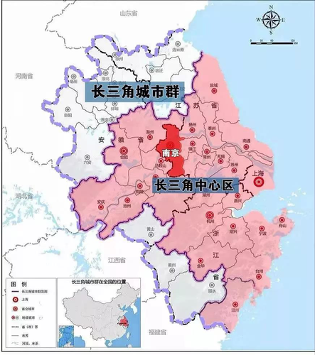 9 長三角城市群范圍。來源：南京市發(fā)改委